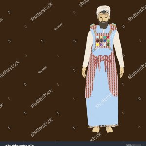 ציור מדויק של הכהן הגדול עם בגדיו בגדי כהונה כהן גדול וקטורי להורדה -1891533958.jpg